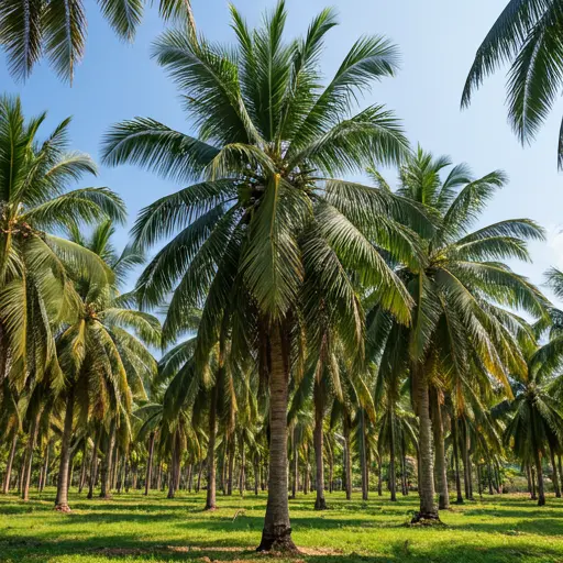 Cocopeat and tea production
